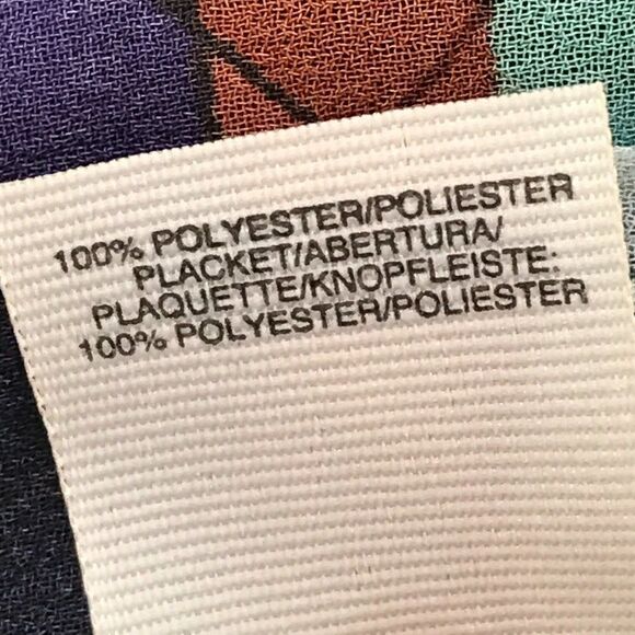 RACHEL Rachel Roy Button Down Blouse Women's Size 2 Roll Tab Geometric Pockets - Picture 9 of 9